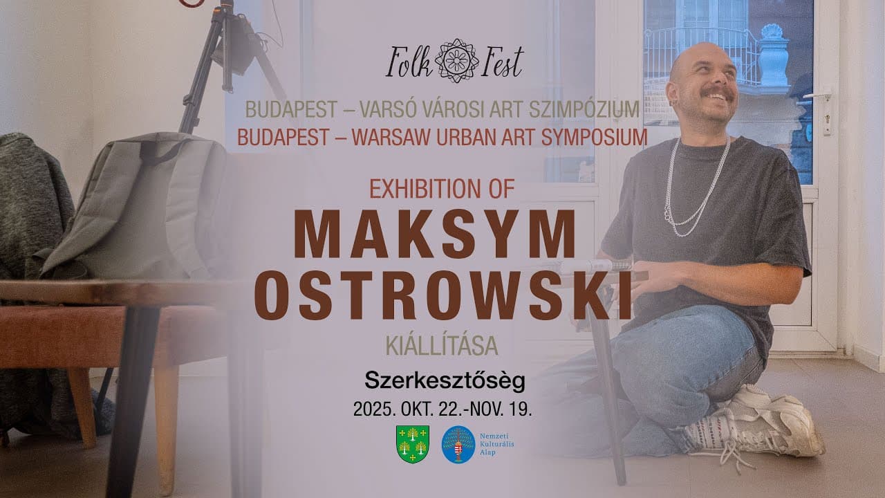 Maksym Ostrowski // Budapest – Varsó városi ART szimpózium // Budapest – Warsaw Urban ART Symposium